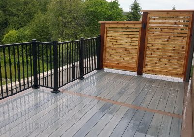 Deck with Privacy Fence