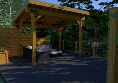 Deck with Pergola