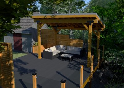 Deck with Pergola