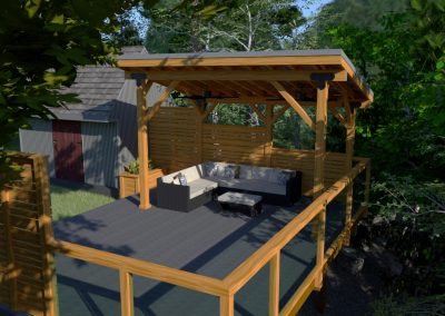 Deck with Pergola