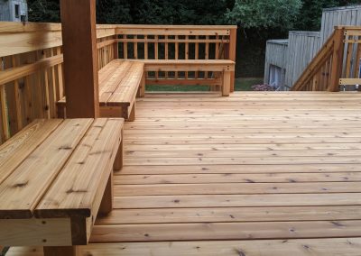 Western Red Cedar Deck
