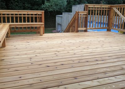 Western Red Cedar Deck - Burlington